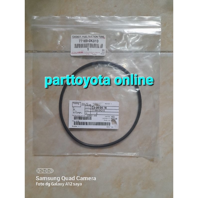 Jual karet tangki bensin tangki solar inova fortuner hilux original ...
