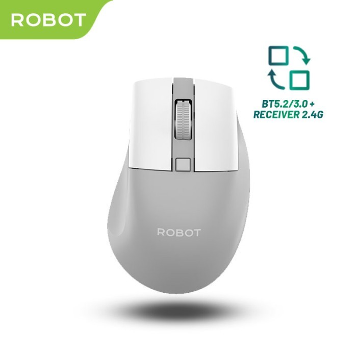 Jual ROBOT M355 Mouse Wireless Silent Click Mouse Bluetooth | Shopee ...