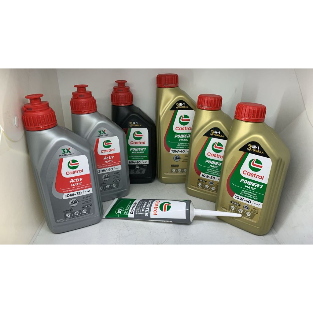 Jual Castrol Scooter Matic Series Varian isi 800ML & 1 Liter , Castrol ...