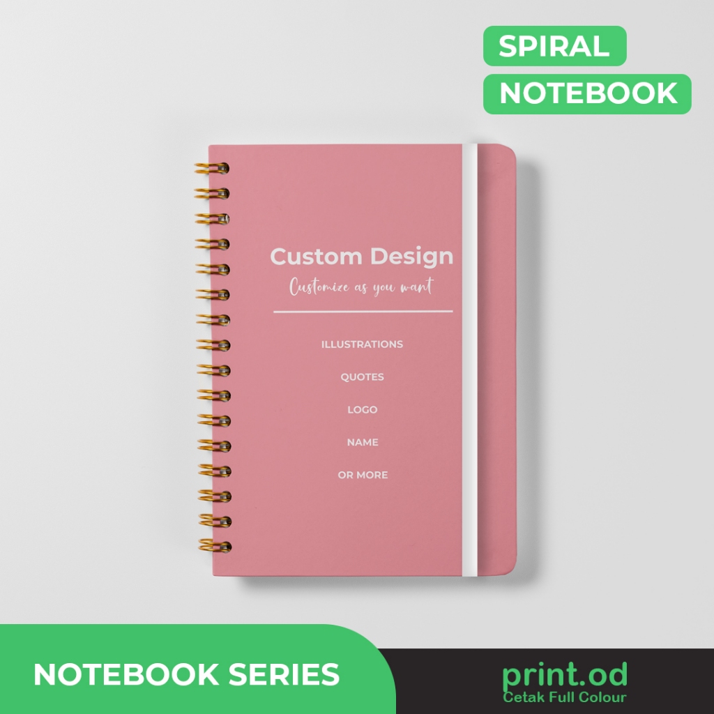 Jual Notebook Spiral - Desain Sesuai Permintaan Kamu | Shopee Indonesia
