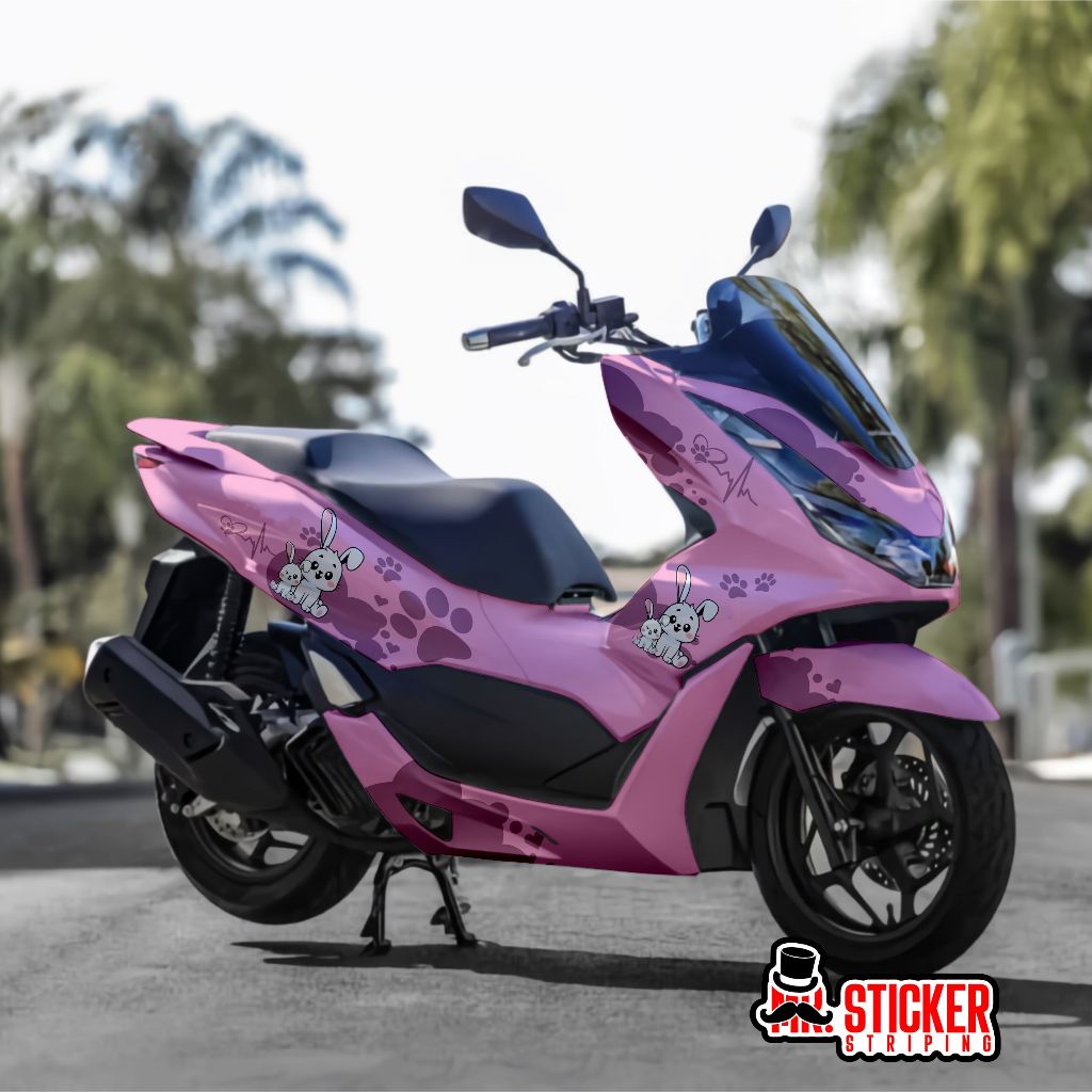 Jual Decal Honda PCX 160 PCX 150 full body custom sticker free design ...