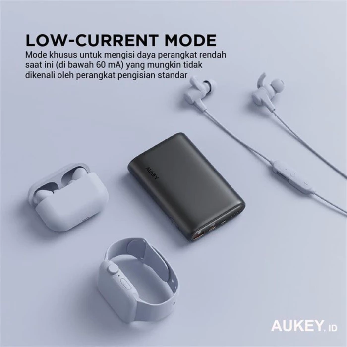 AUKEY Powerbank 10000mAh PB-Y36-BK USB C 20W PD 3.0 Slim