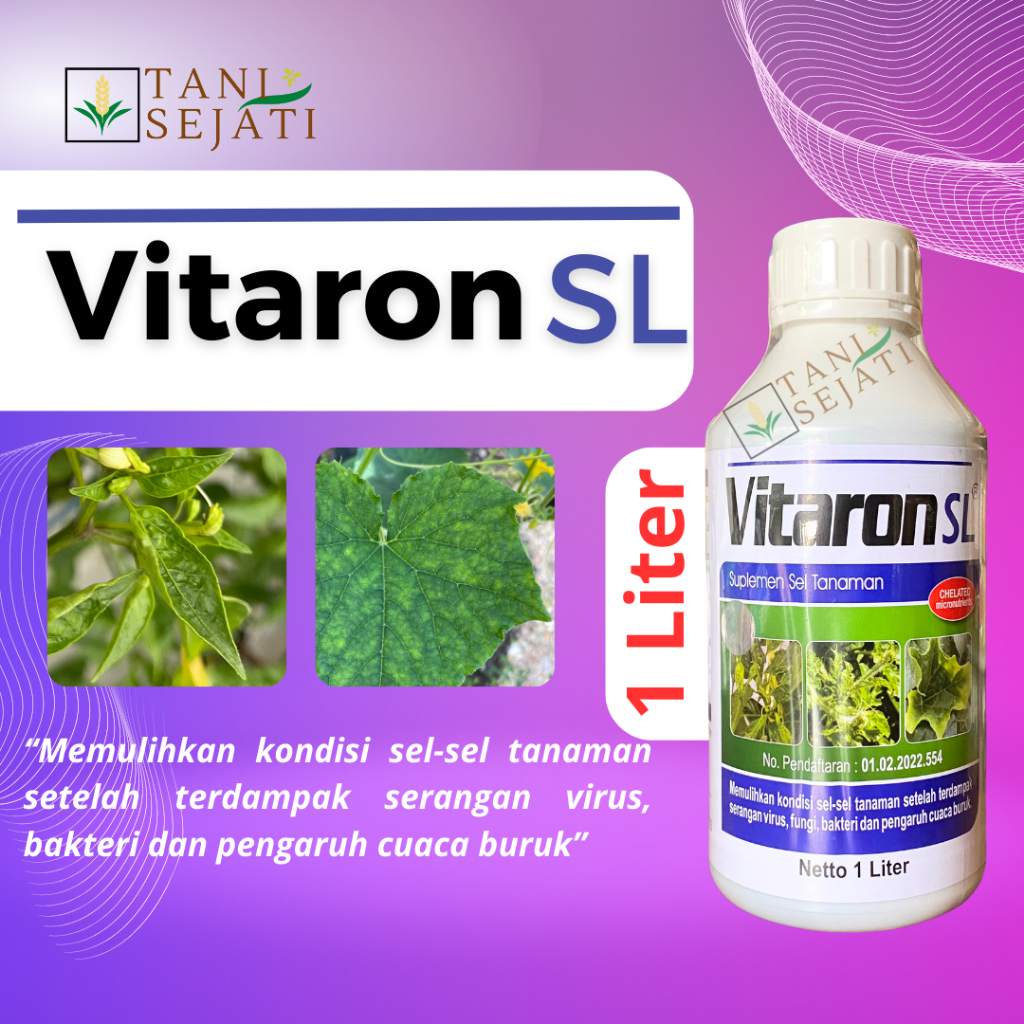 Jual Vitaron SL 1 Liter Pupuk Cair Pemulih Sel Tanaman Nutrisi Buah ...
