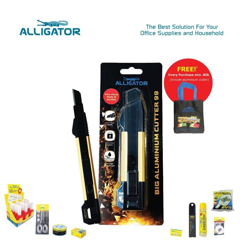 Jual Alligator Aluminium Gold Cutter 99 | Shopee Indonesia