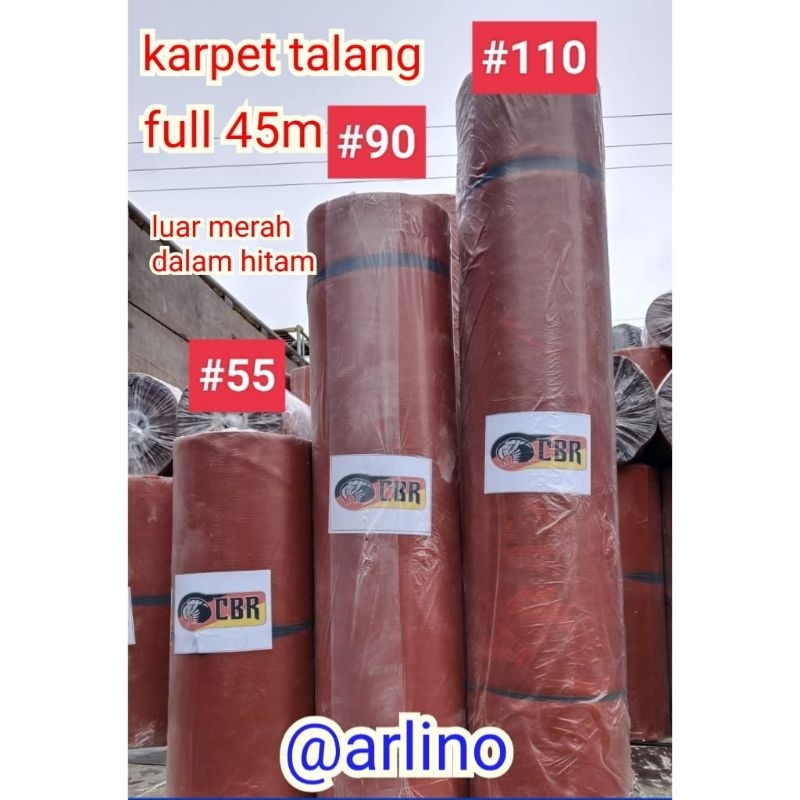 karpet talang air meteran pelindung atap bocor lebar 55cm ( actual 53cm )