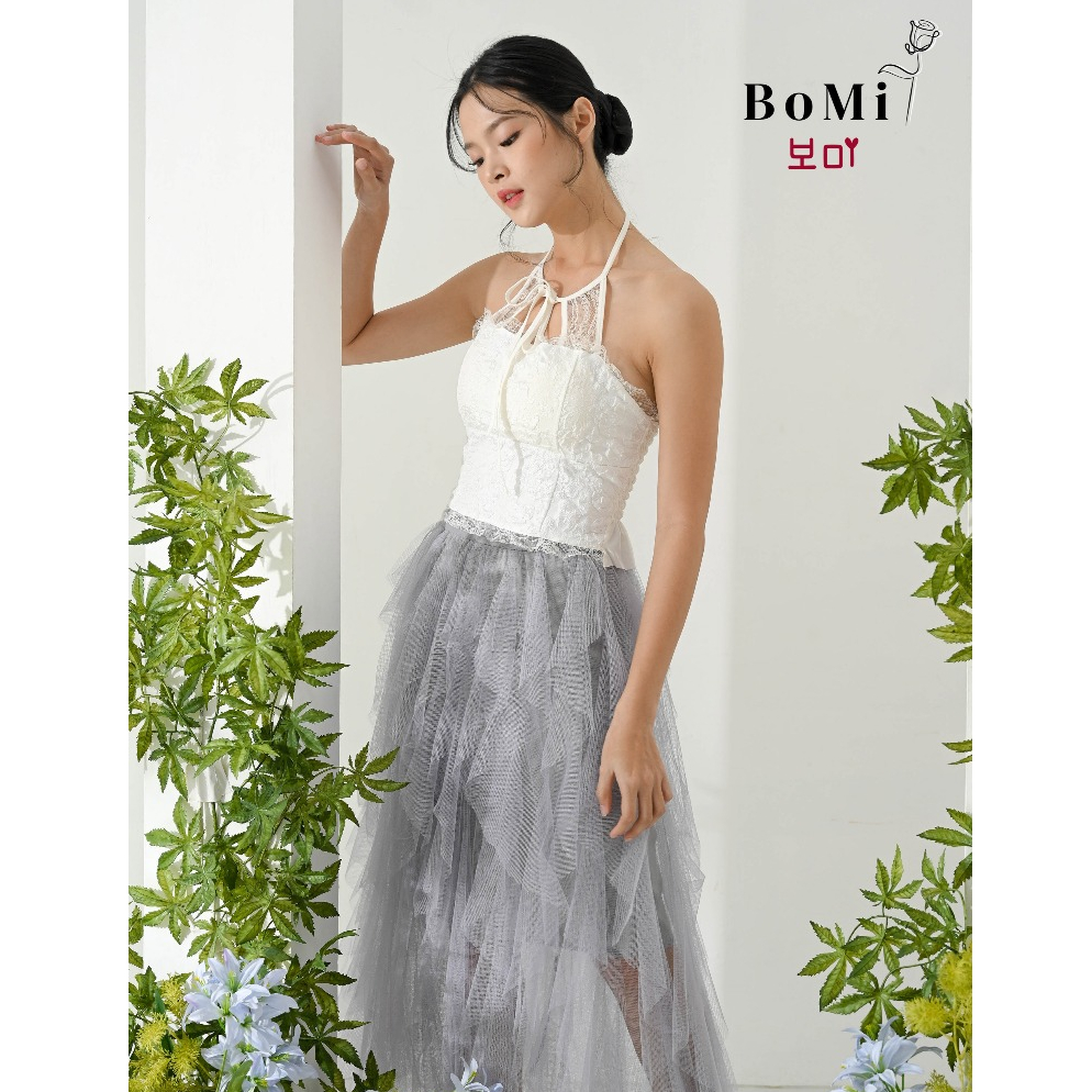 Jual BOMI - JISOO Skirt Korean Premium Rok Tutu Tile Tumpuk 3 Layer ...