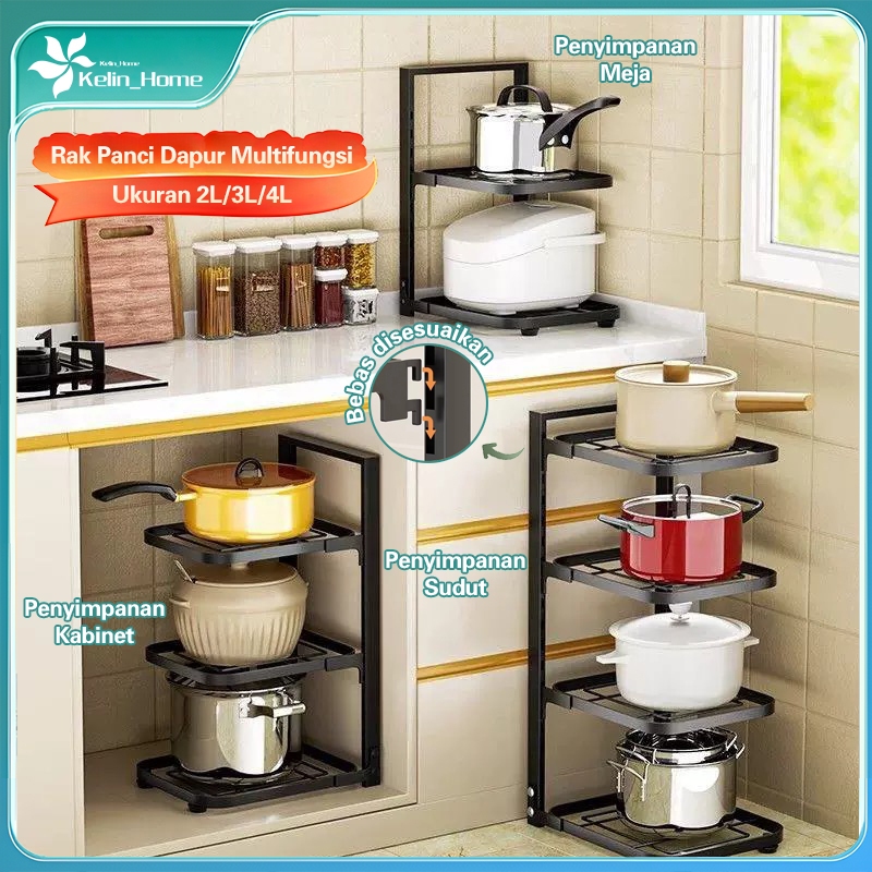 Jual Wastafel Dapur Di Bawah Rak Panci Rak Pot Kabinet Atas Rak Panci ...