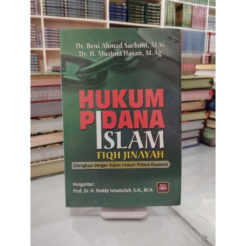 Jual [Original] Buku Hukum Pidana Islam Fiqih Jinayah by Dr Beni Ahmad ...