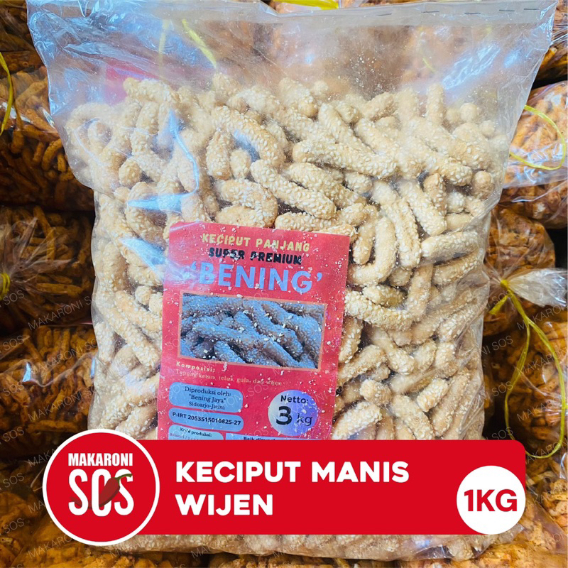 Jual Keciput Wijen 1KG | Keciput Snack Legend Keciput Camilan Ketan ...