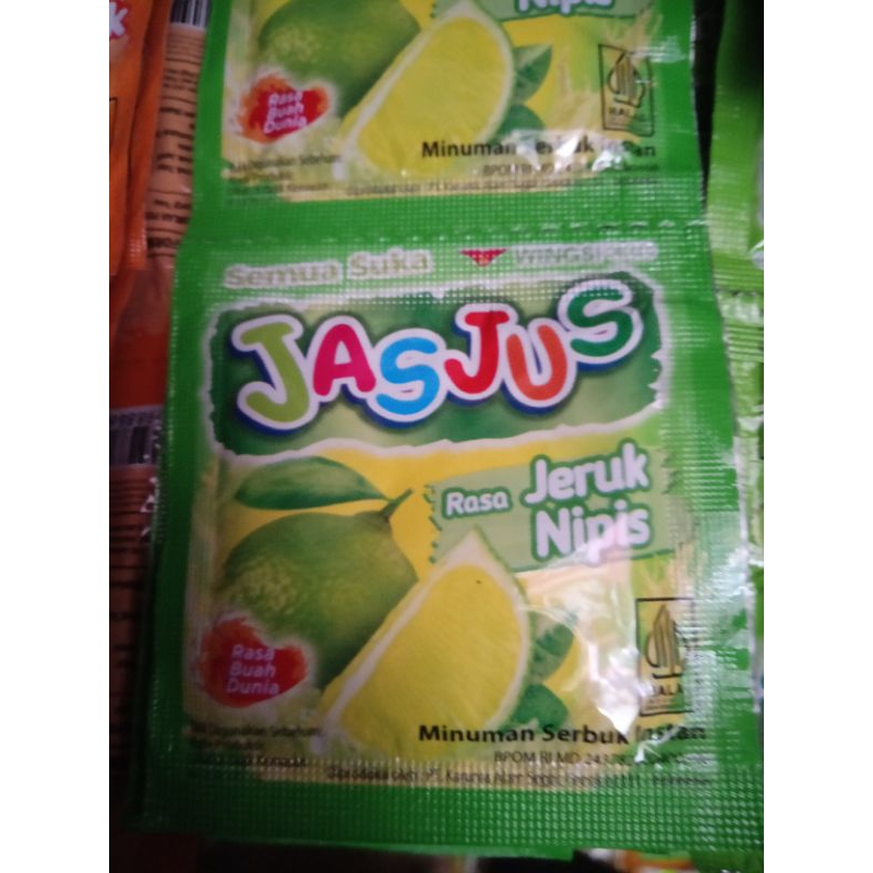 Jual jas jus rasa jeruk nipis per renceng isi 10 sachet | Shopee Indonesia