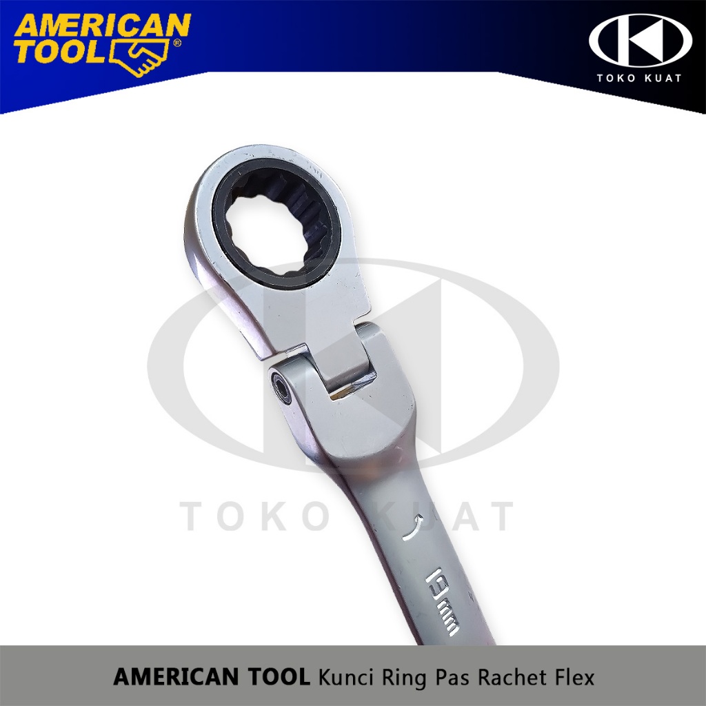 Jual Kunci Ring Pas Rachet AMERICAN TOOL Ratcheting Combination Wrench ...