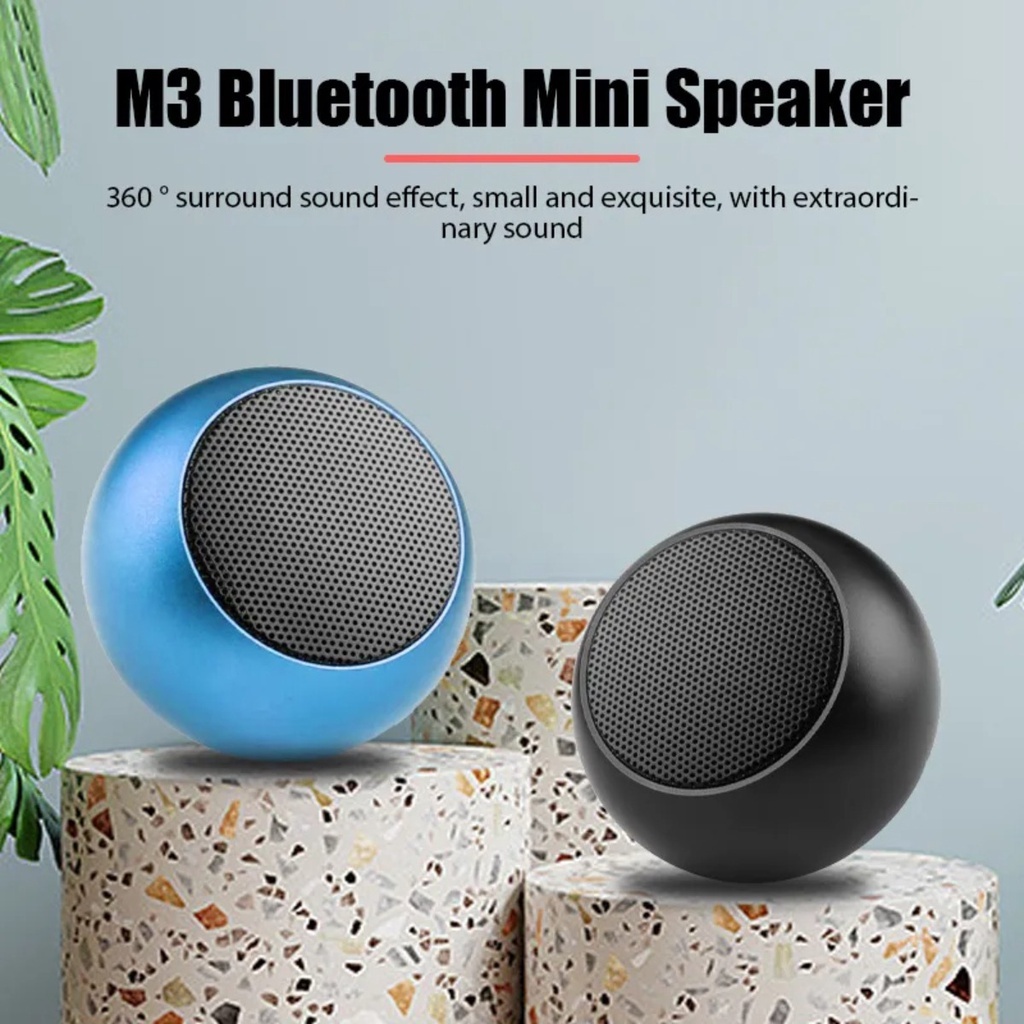 Jual M3 Metal Bluetooth Audio Portable Speaker Music Player Speaker ...