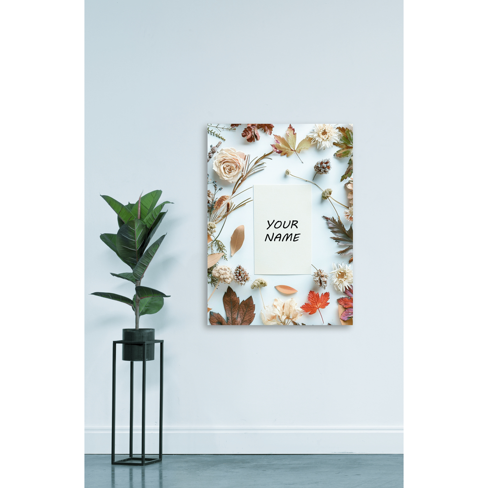 Jual gambar bunga dengan nama / Cetak gambar ukuran 20×30 | papan kayu ...