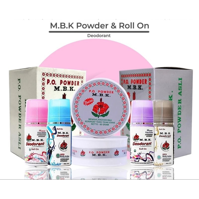 Jual MBK | PO Powder | Deodorant Roll On | Bedak Biang Keringat ...