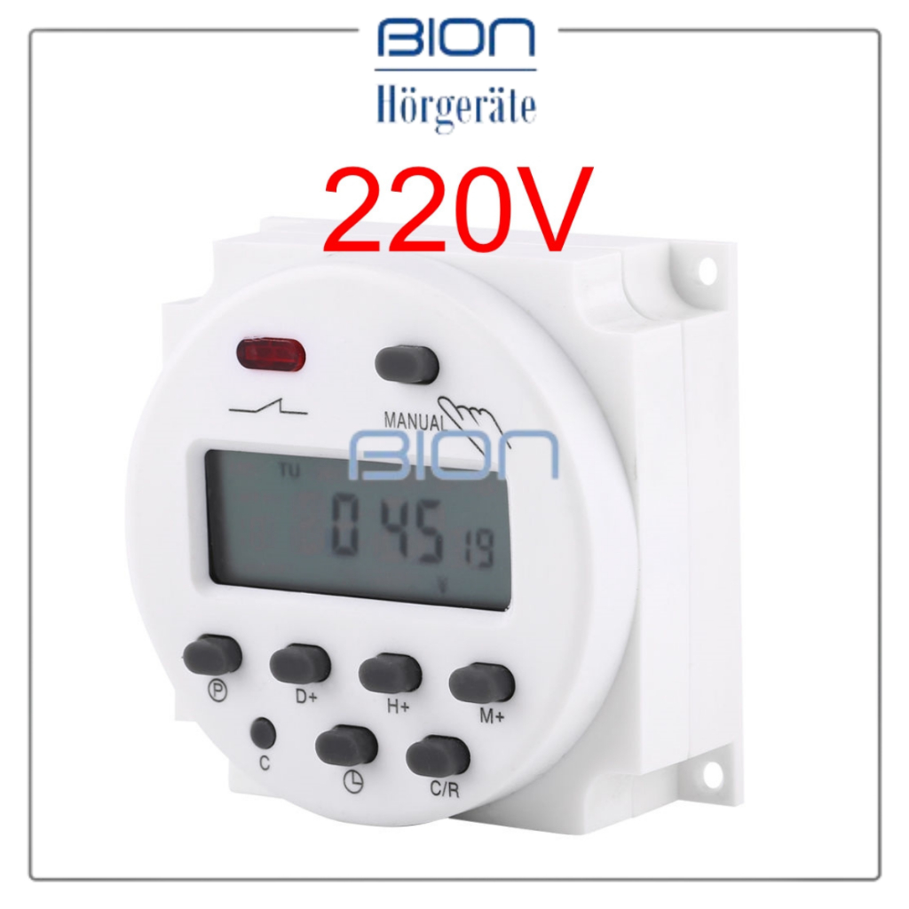 Jual BION Weekly Programmable Electronic Timer CN101A AC 220V 16A CN ...