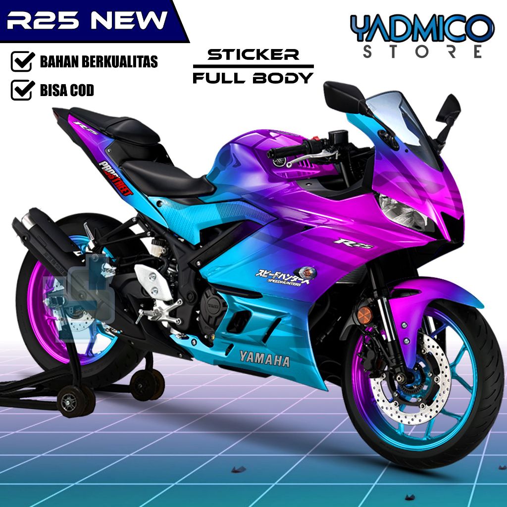Jual 【PROMO】Decal R25 New Full Body / Stiker Motor R25 New Fullbody ...