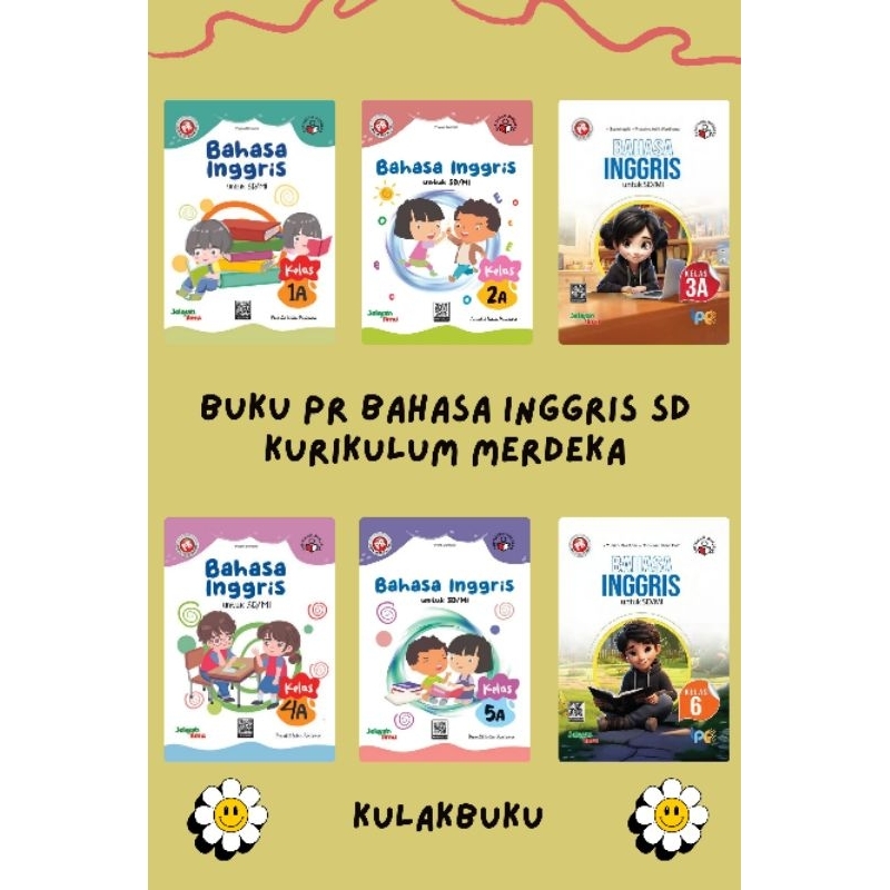 Jual BUKU PR Bahasa Inggris SD Kelas 1 2 3 4 5 6 Kurikulum Merdeka ...