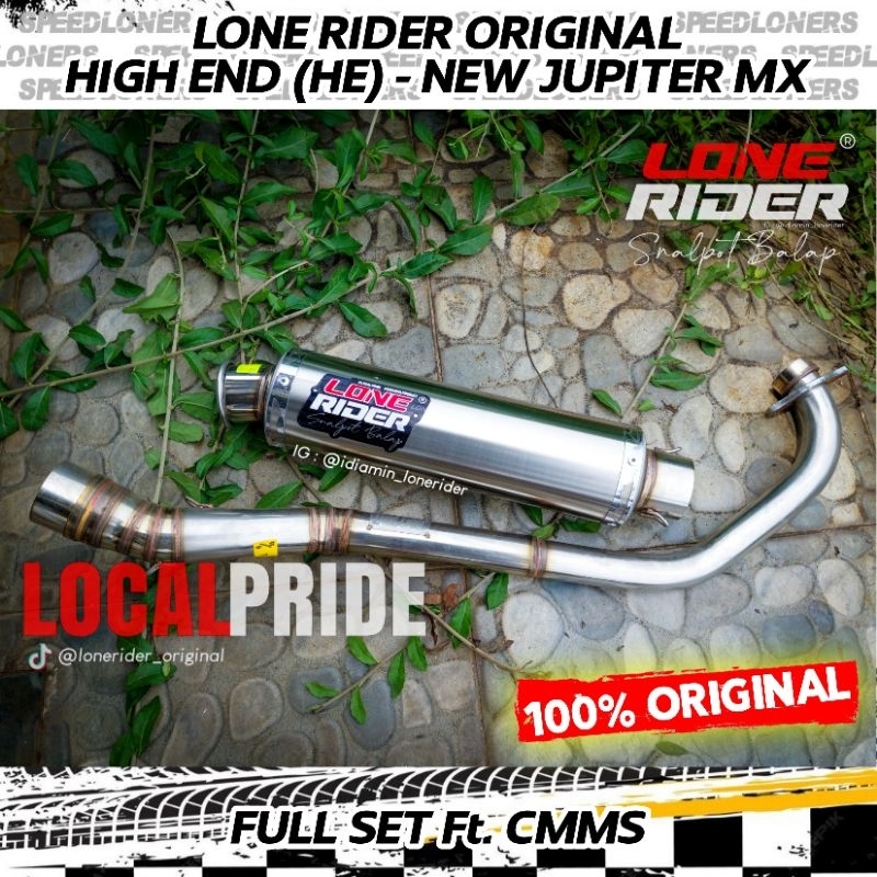 Jual LONE RIDER ORIGINAL - Knalpot Lone Rider JUPITER MX - HE - High ...
