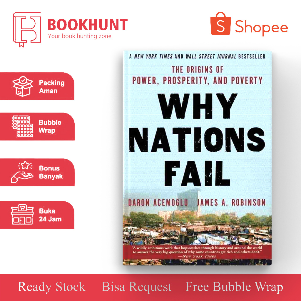 Jual Why Nations Fail by Daron Acemoglu English Shopee Indonesia