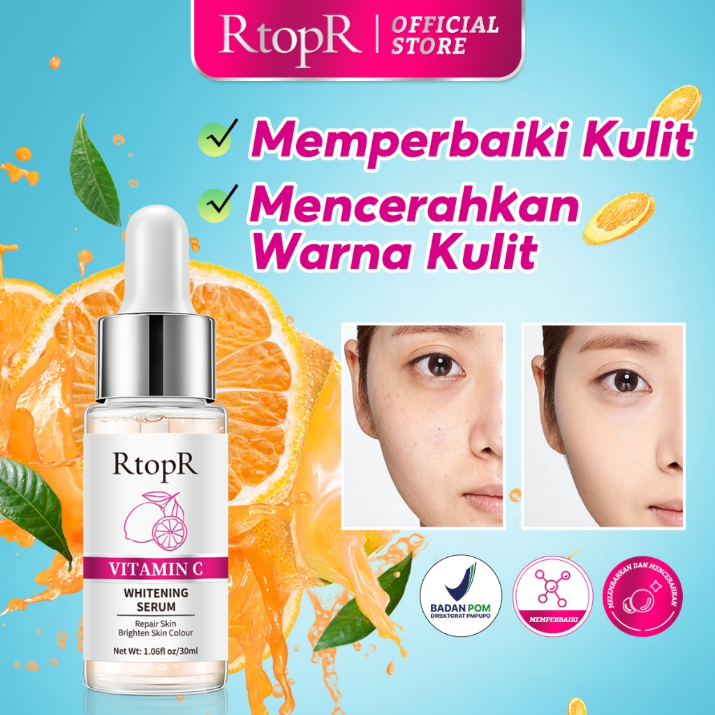 Jual RtopR Serum Vitamin C Wajah Untuk Flek Hitam Glowing Dan Putih ...