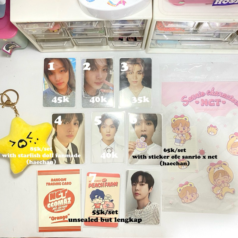 Jual photocard pc haechan pilek haepil starfish doll sanrio ayyo tds ...