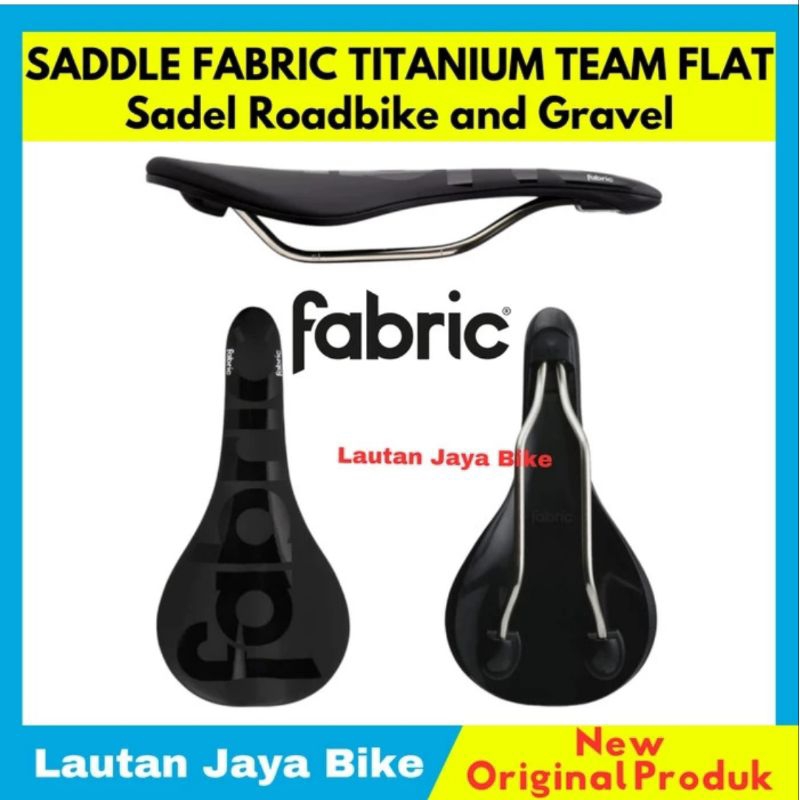 Jual Fabric Saddle Scoop Race Team Flat 142 Titanium Rail