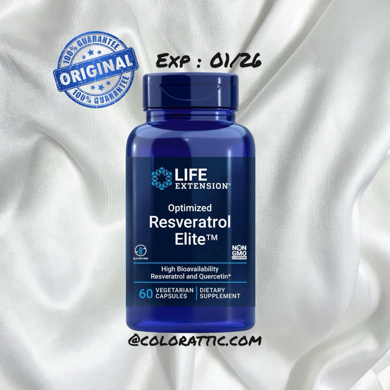 Jual Life Extension Optimized Resveratrol Elite-Highly Bioavailable ...