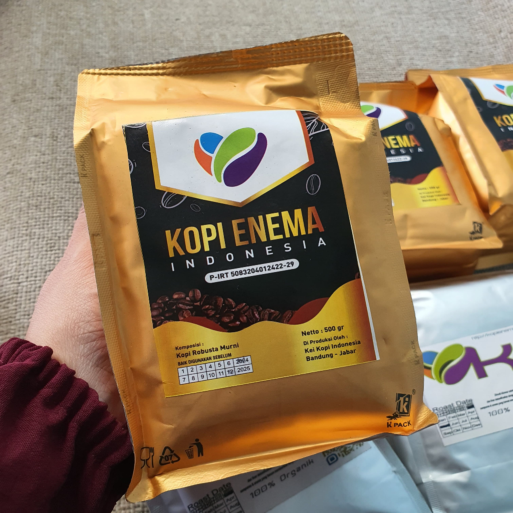 Jual KOPI ENEMA KEI Kopi Organik Light Roast/ LR Robusta | Shopee Indonesia