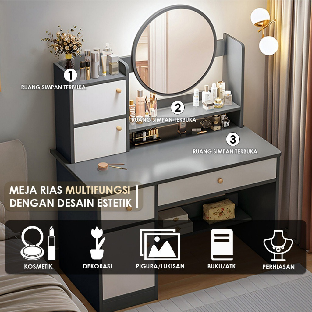 Jual SZT-1 Rak Laci Hias Meja Rias Ruang Tamu Furnitur Kamar Tidur ...