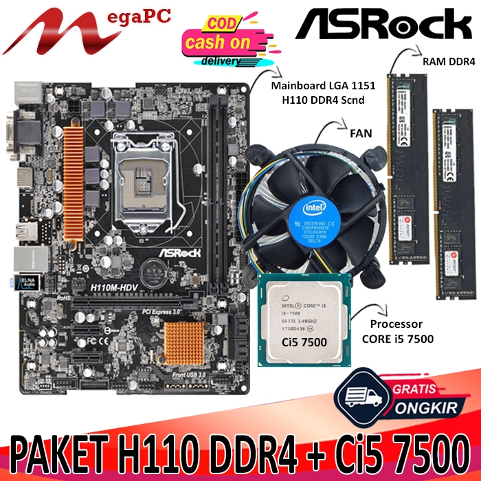 Jual Paket Mainboard Lga H Ddr Core I Fan