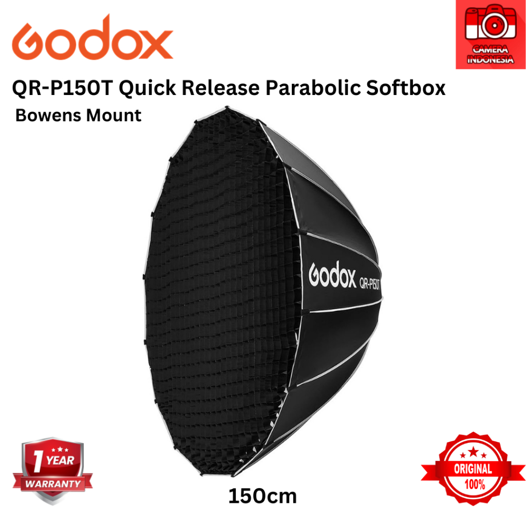 Godox Softbox QR-P60T Quick Release Parabolic Softbox 60cm. - Bowen