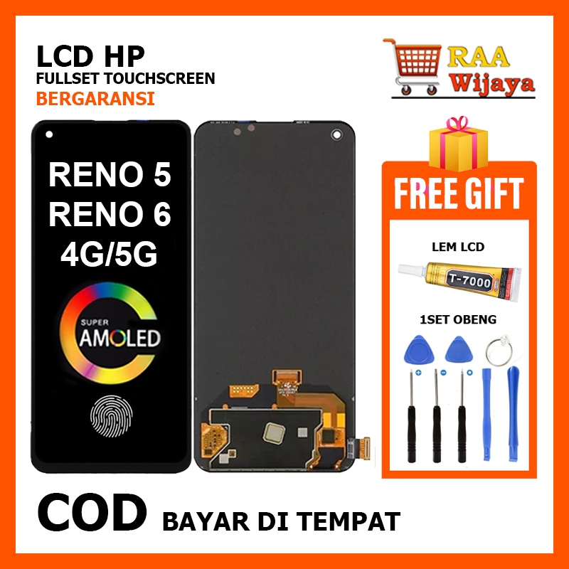 Jual [ORIGINAL] LCD OPP0 RENO 5 4G/RENO 5 5G/RENO 6 4G/RENO 6 5G/REALME ...