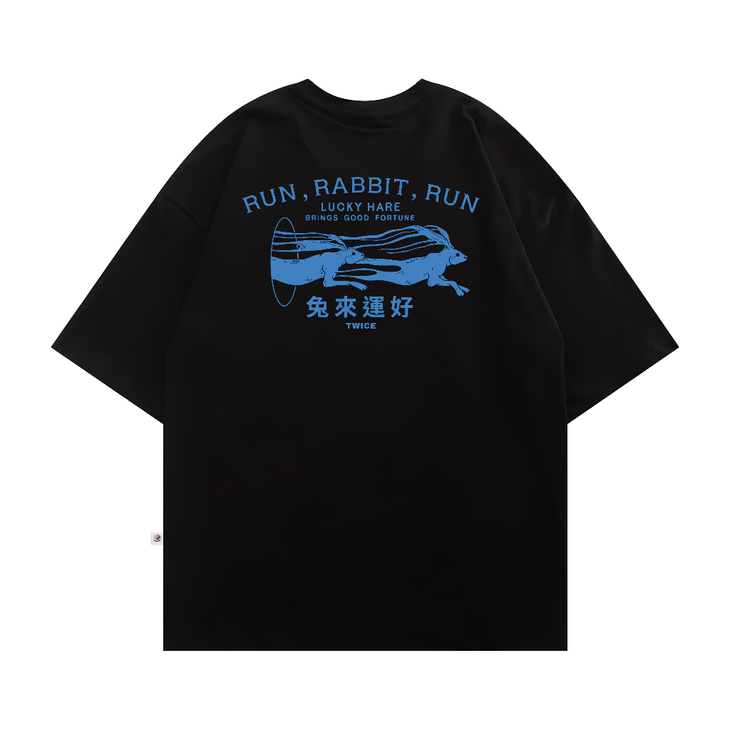 Jual T-shirt Oversize Run Rabbit Run Cotton Combed 20s | Shopee Indonesia