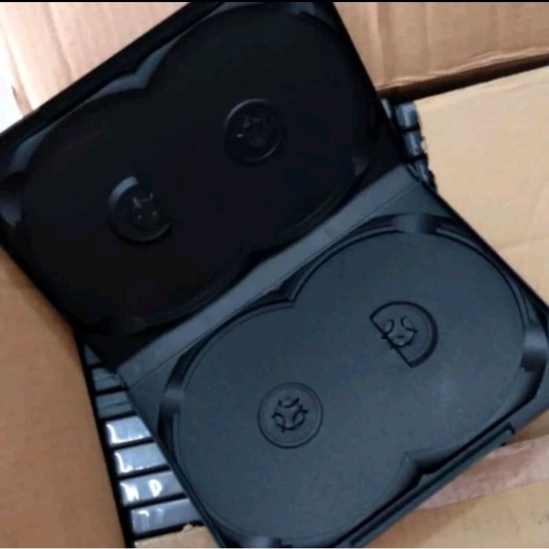Jual DVD BOX 14mm BLACK ISI 4 DISC | Shopee Indonesia