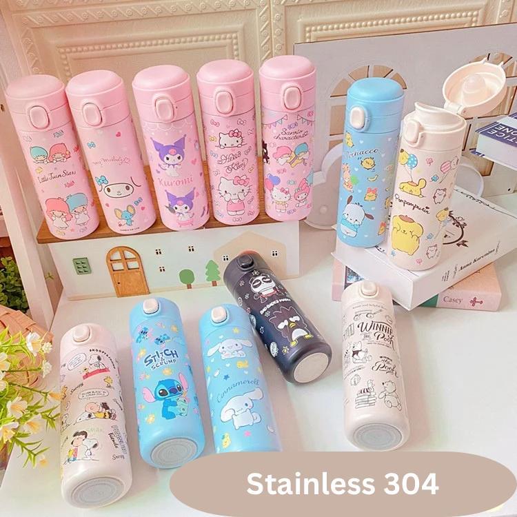 Jual Botol Minum/ Tumblr Stainless 304 Disney Pooh Pocha Melody Twin ...