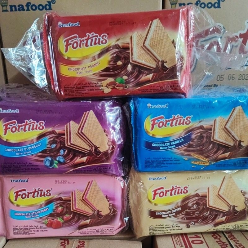 Jual Wafer Fortius 70gr (1pack isi 10pcs) | Shopee Indonesia