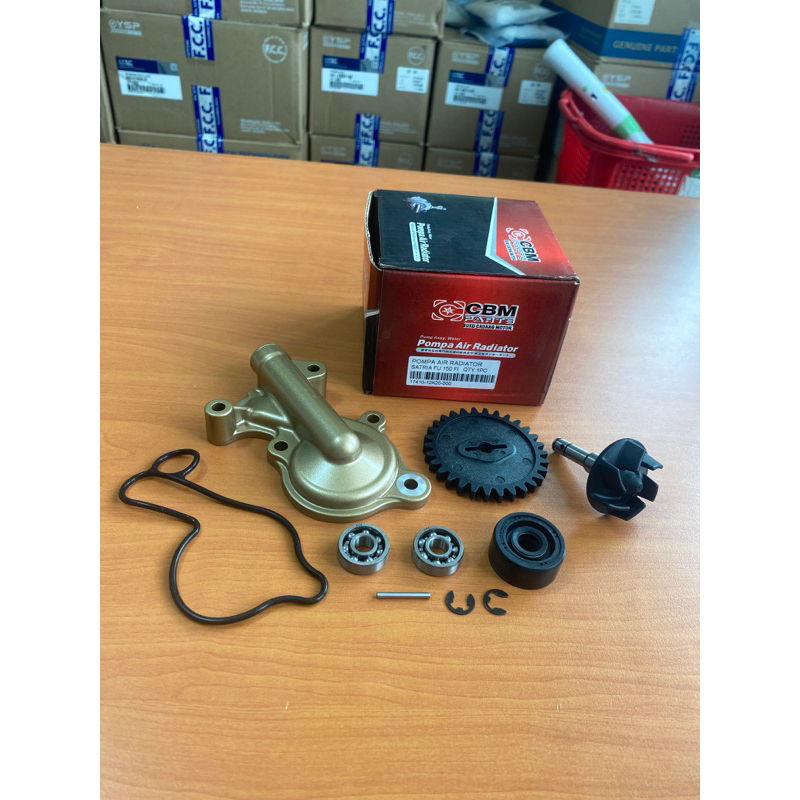 Jual (CBM) Pompa Air Radiator Satria Fu 150 Fi Injeksi / Water Pump ...