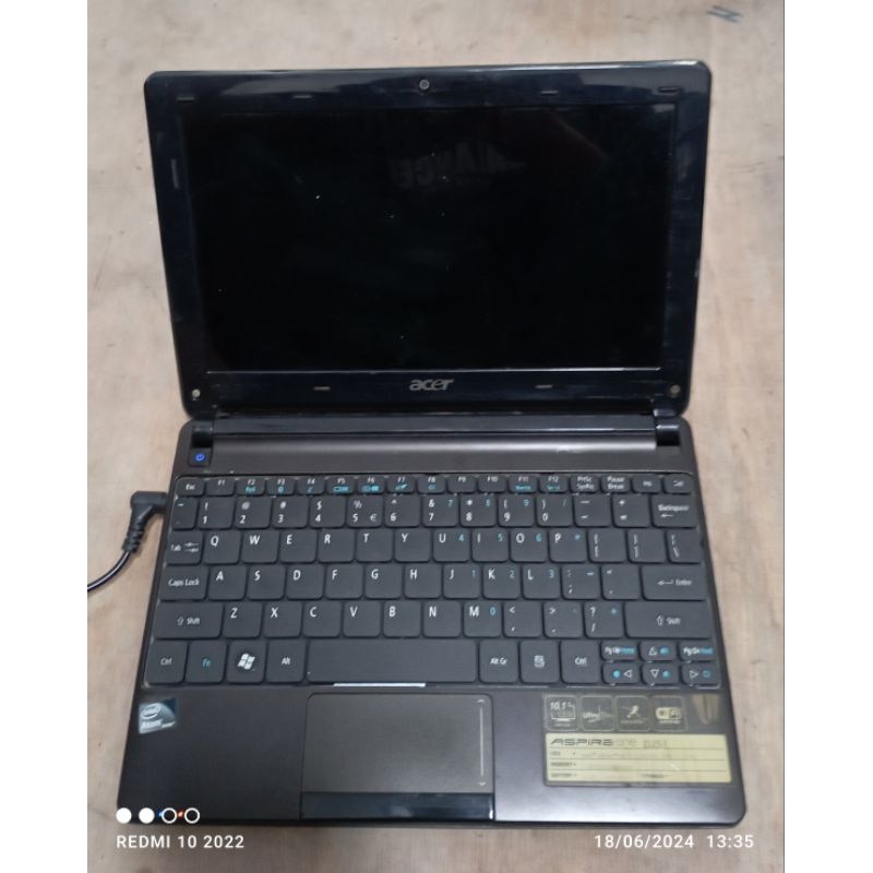 Jual Notebook Acer Aspire One D257-N57Ckk Intel Atom DDR3 kondisi mesin ...
