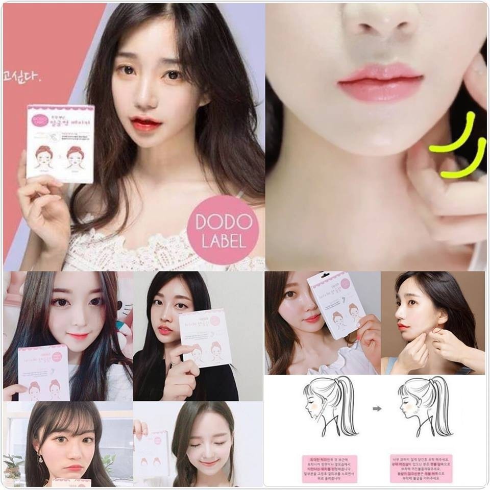 Jual DODO LABEL FACE LIFT TAPE FOR V SHAPE / STIKER PENIRUS WAJAH isi ...