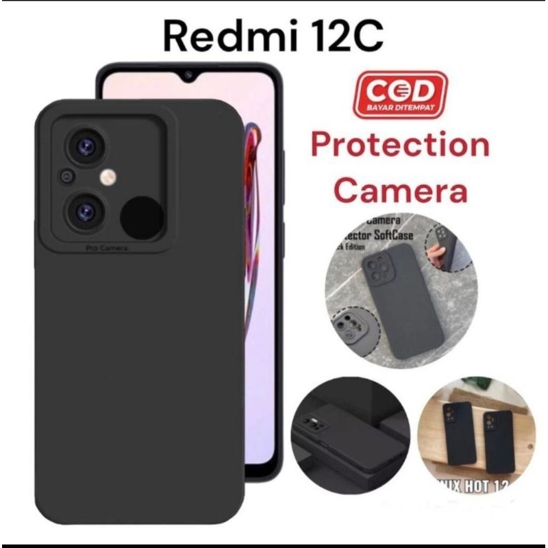 Jual Slikon Full Black Xiaomi Redmi C Redmi Softcase Pro