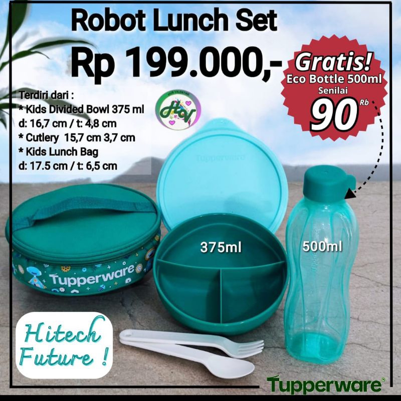 Jual unicorn lunch set robot lunch set Tiwi and friend twinkle tup