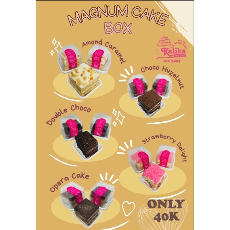 Jual Magnum Cake Box | Shopee Indonesia