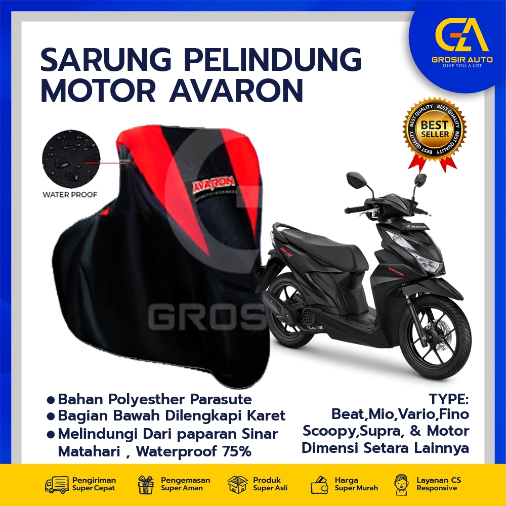 Jual Sarung Motor AVARON BEAT Penutup Pelindung Body Cover Motor