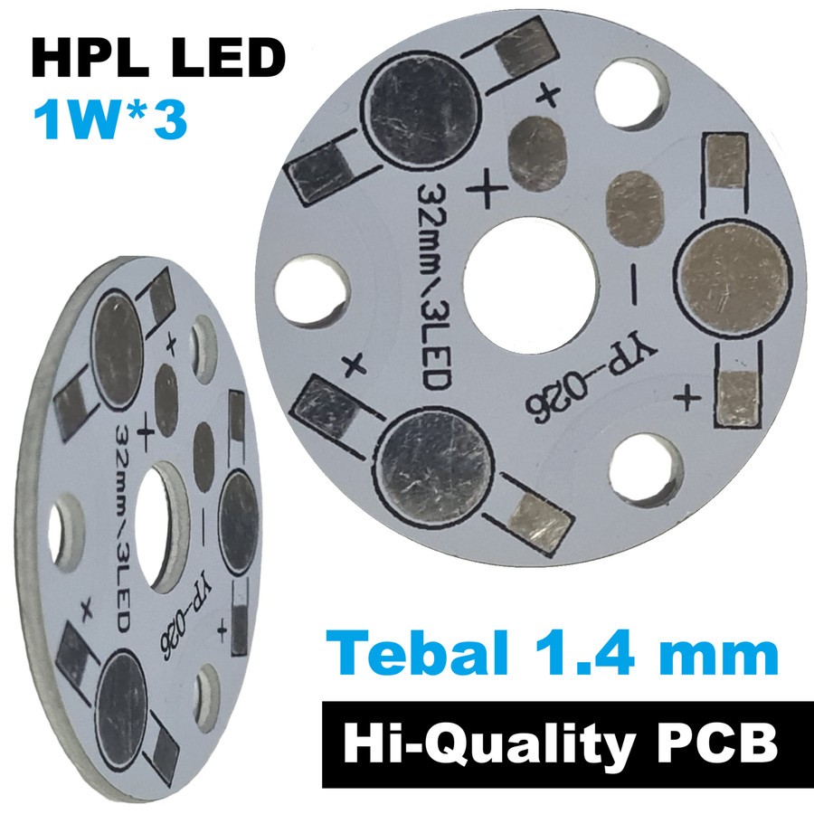 Jual PCB Tebal Lampu Downlight Sorot Bohlam LED Aluminium Heatsink HPL