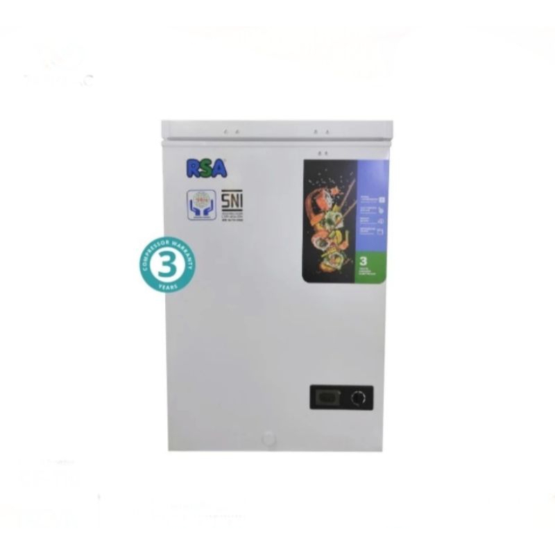 Jual CHEST FREEZER RSA CF-110 LOW WATT 94 WATT | Shopee Indonesia
