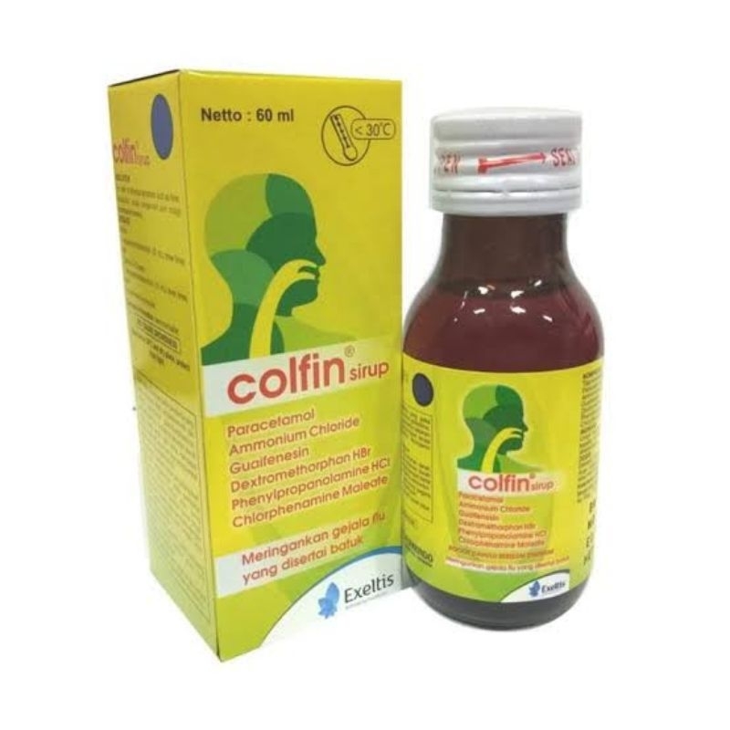 Jual Colfin Sirup 60 Ml Nufarindo / Obat sakit Kepala / Obat Demam ...
