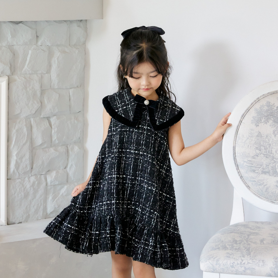 ワンピース Charlotte Tweed Dress Charlotte Tweed Dress（ワンピース）｜Her lip to（ハーリップ