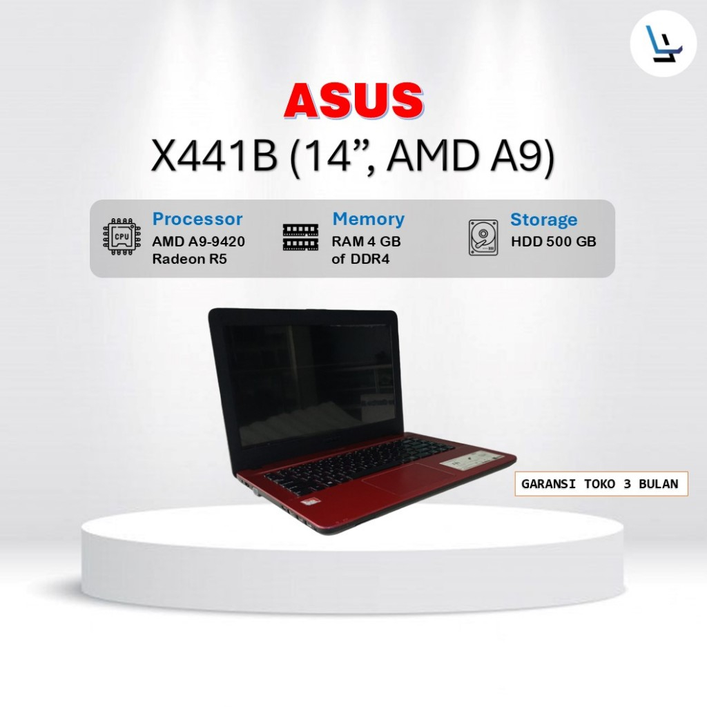 Jual Laptop Asus X441b Amd A9 Ram 4gb Ddr4 Hdd 500gb Second Shopee Indonesia