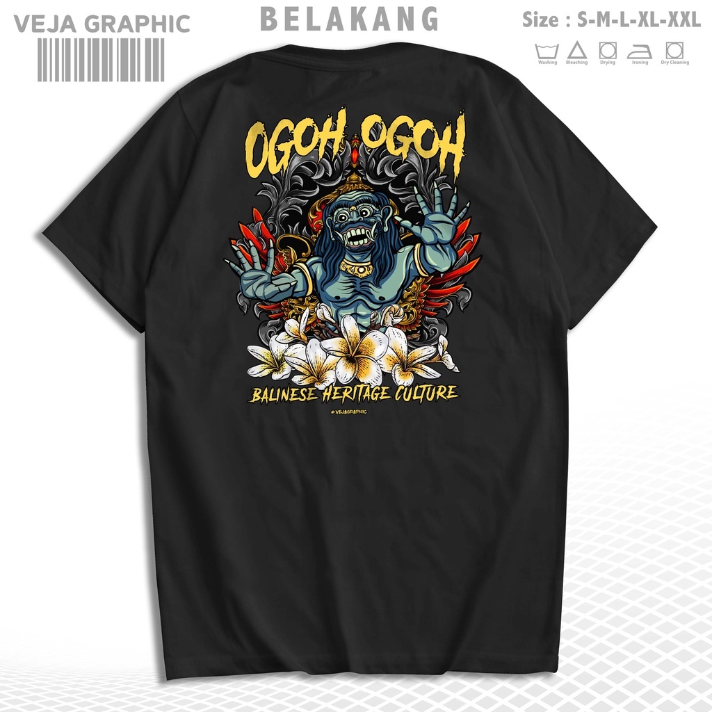 Jual V339 T-Shirt Ogoh Ogoh Balinese Heritage Culture | Kaos Indonesia ...