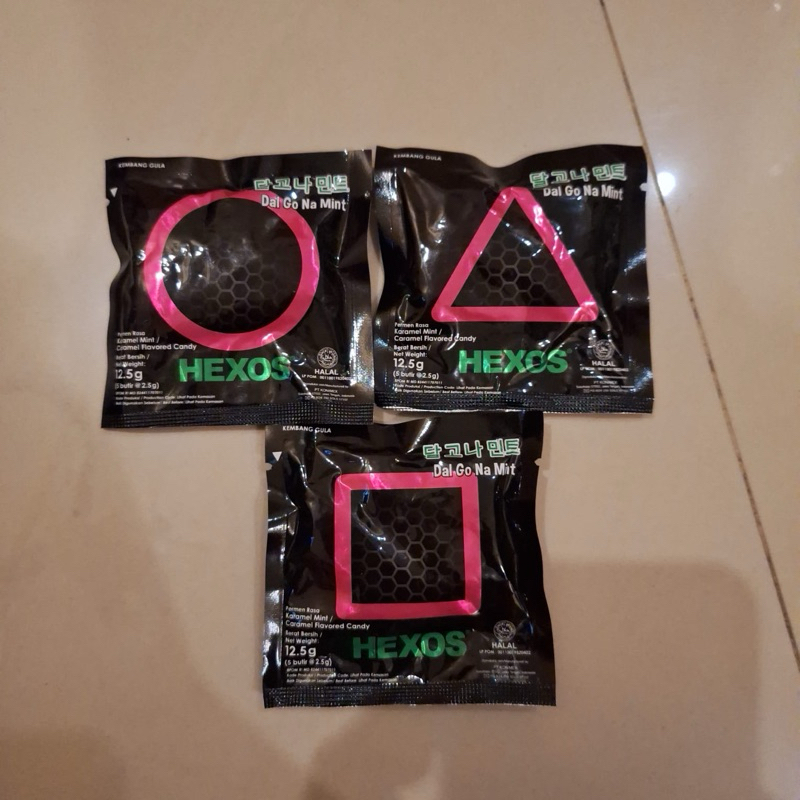 Jual HEXOS dalgona mint (karamel) 12,5gram | Shopee Indonesia